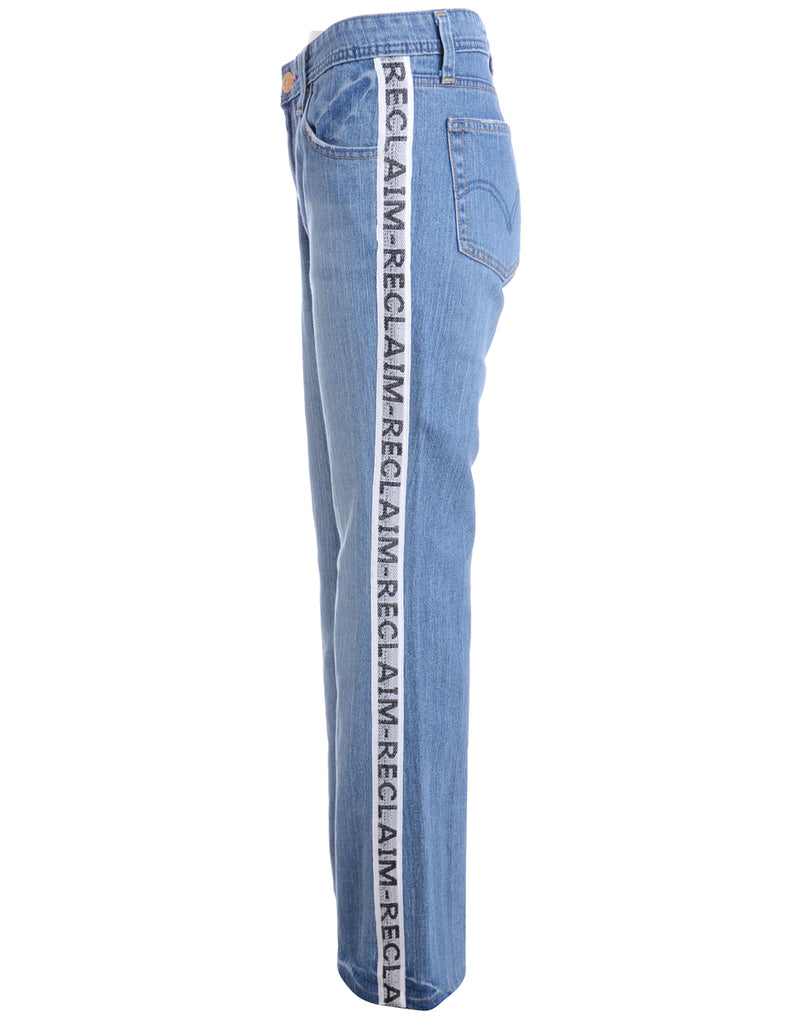 Label Ainsley Reclaim Side Tape Jeans - Jeans - Beyond Retro