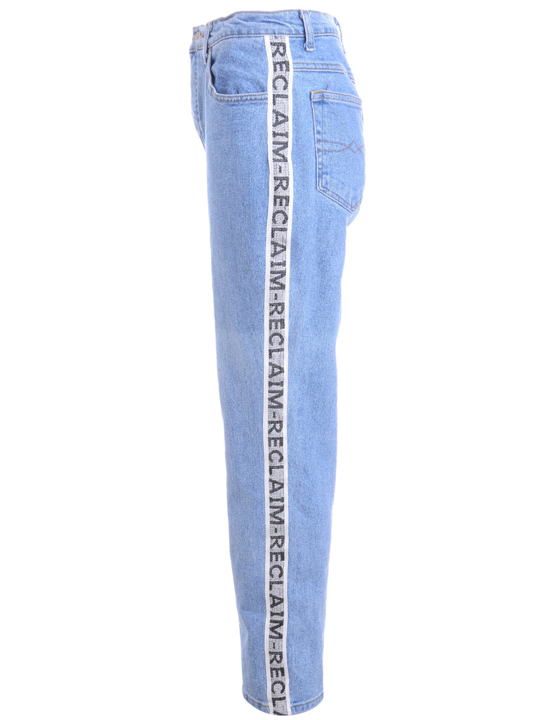 Label Ainsley Reclaim Side Tape Jeans - Jeans - Beyond Retro