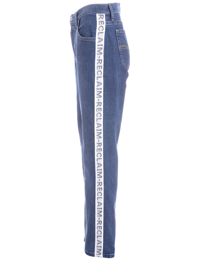 Beyond Retro Label Label Ainsley Reclaim Side Tape Jeans