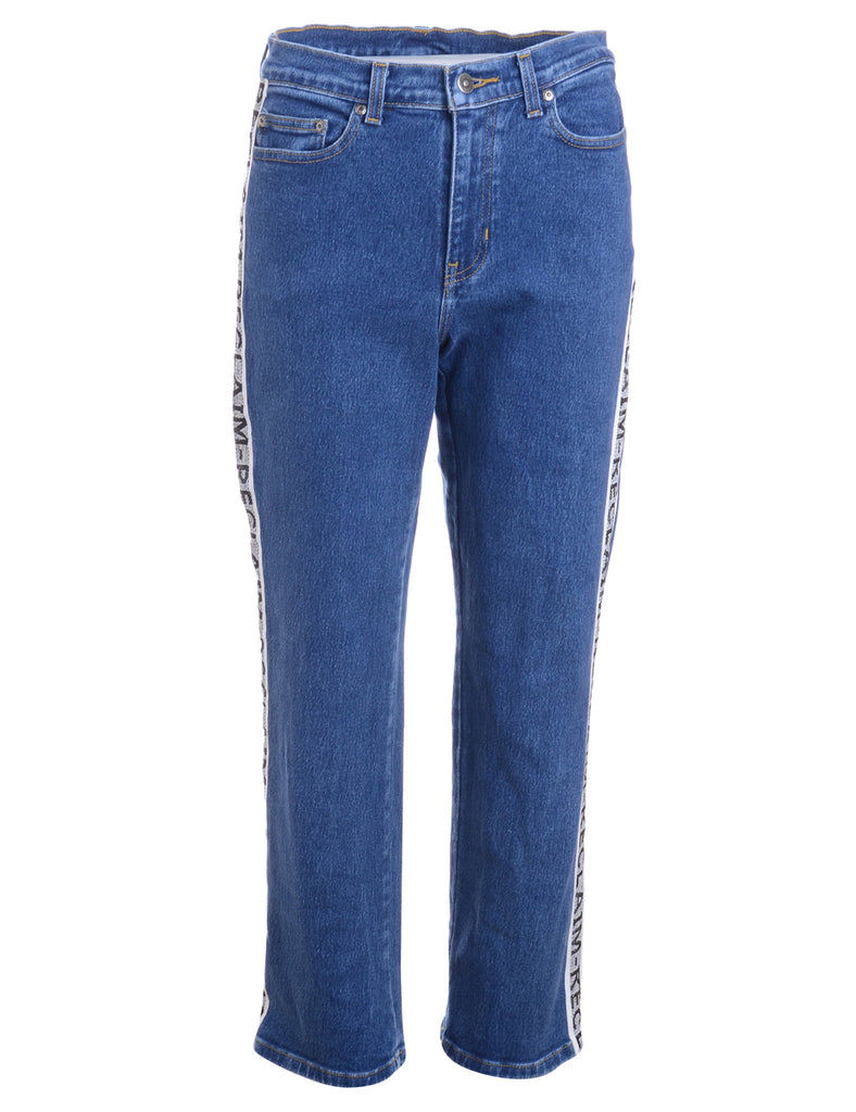 Label Ainsley Reclaim Side Tape Jeans - Jeans - Beyond Retro