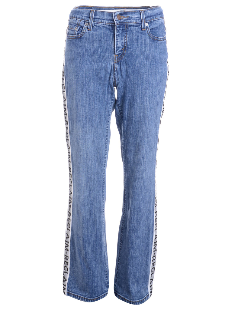 Label Ainsley Reclaim Side Tape Jeans - Jeans - Beyond Retro