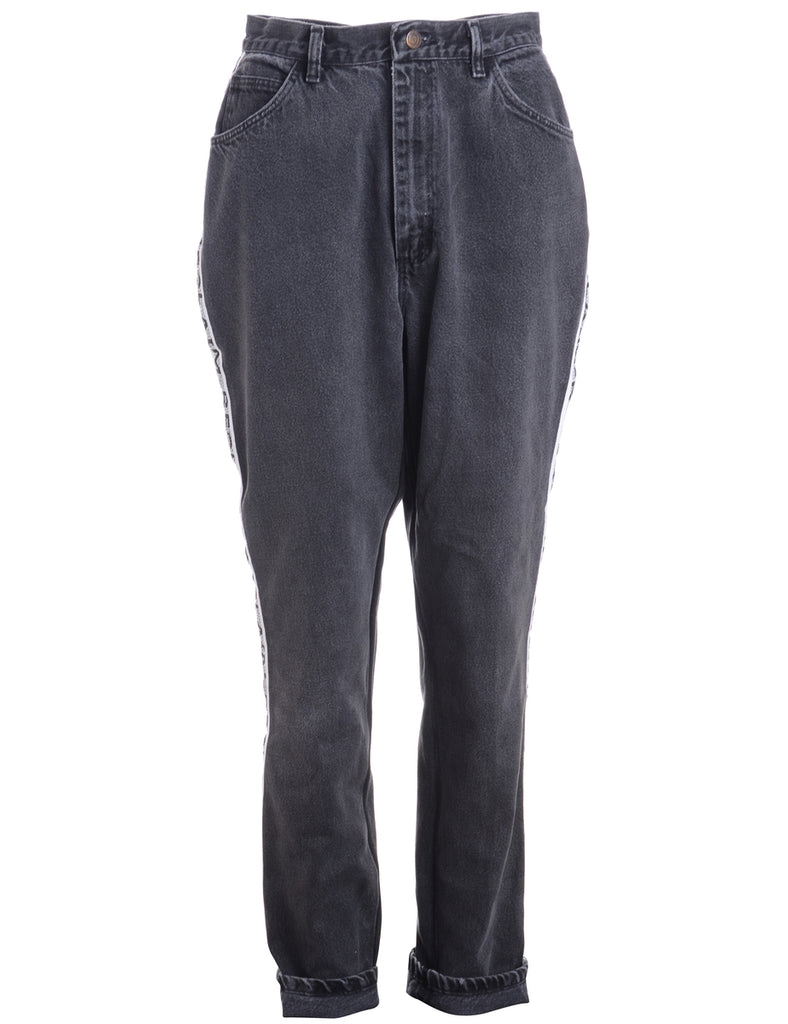 Label Ainsley Reclaim Side Tape Jeans - Jeans - Beyond Retro