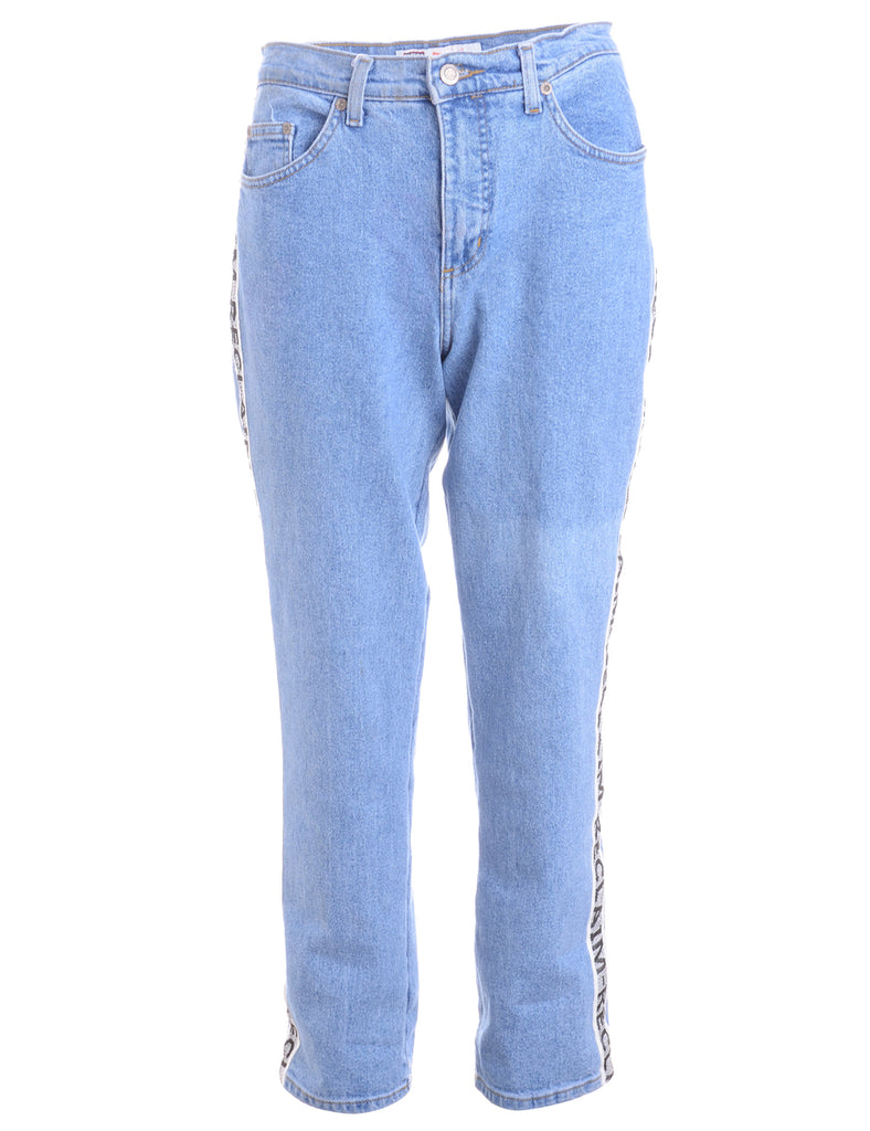 Label Ainsley Reclaim Side Tape Jeans - Jeans - Beyond Retro