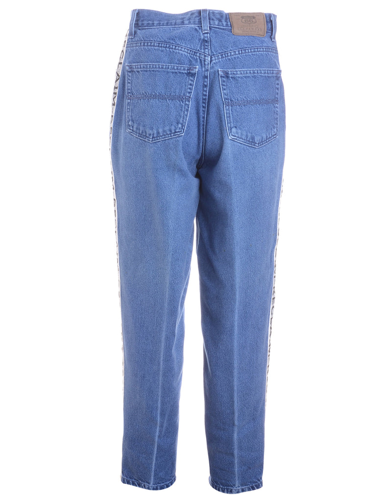 Label Ainsley Reclaim Side Tape Jeans - Jeans - Beyond Retro
