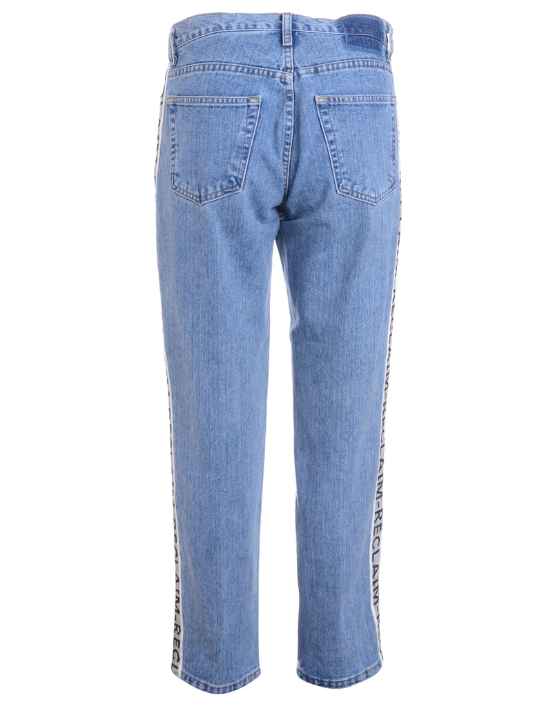 Label Ainsley Reclaim Side Tape Jeans - Jeans - Beyond Retro