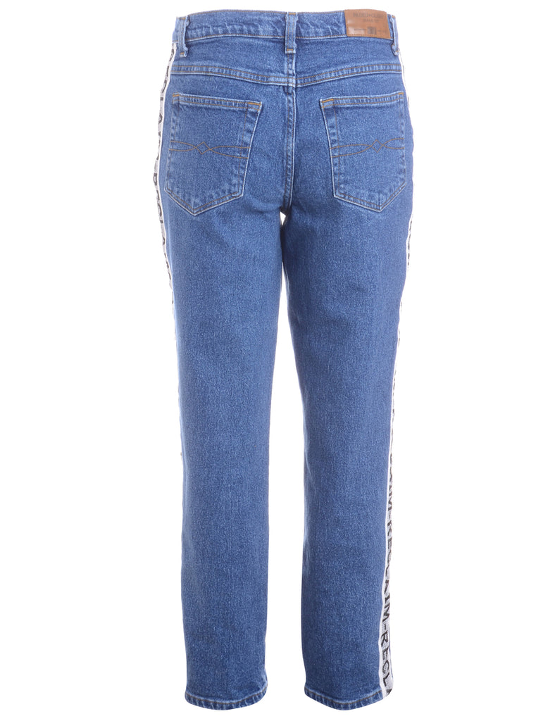Label Ainsley Reclaim Side Tape Jeans - Jeans - Beyond Retro
