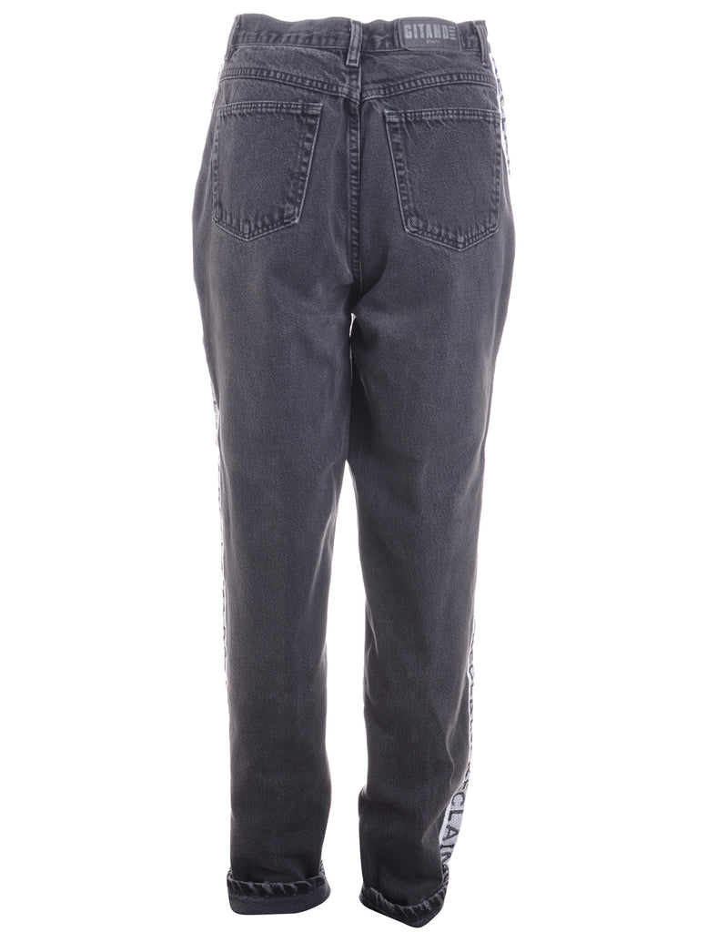 Label Ainsley Reclaim Side Tape Jeans - Jeans - Beyond Retro