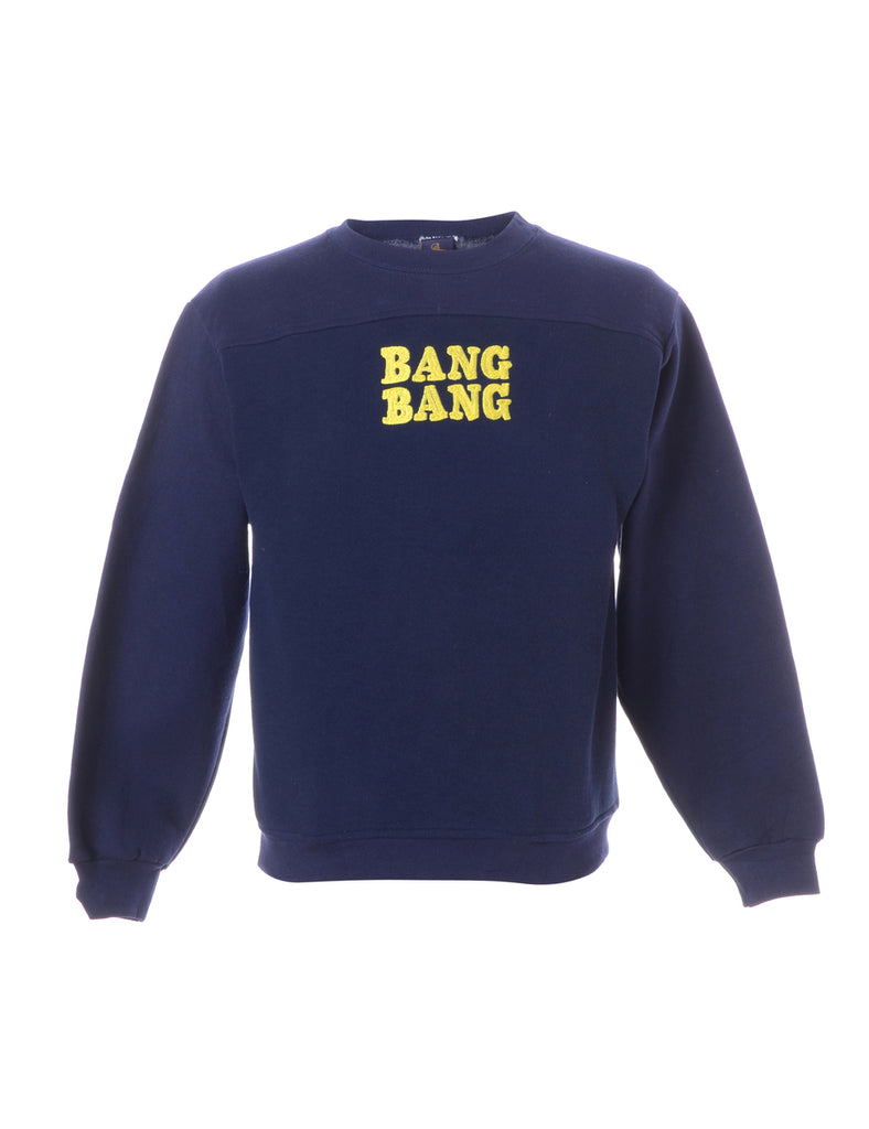 Label Bang Bang Embroidered Sweatshirt - Sweatshirts - Beyond Retro