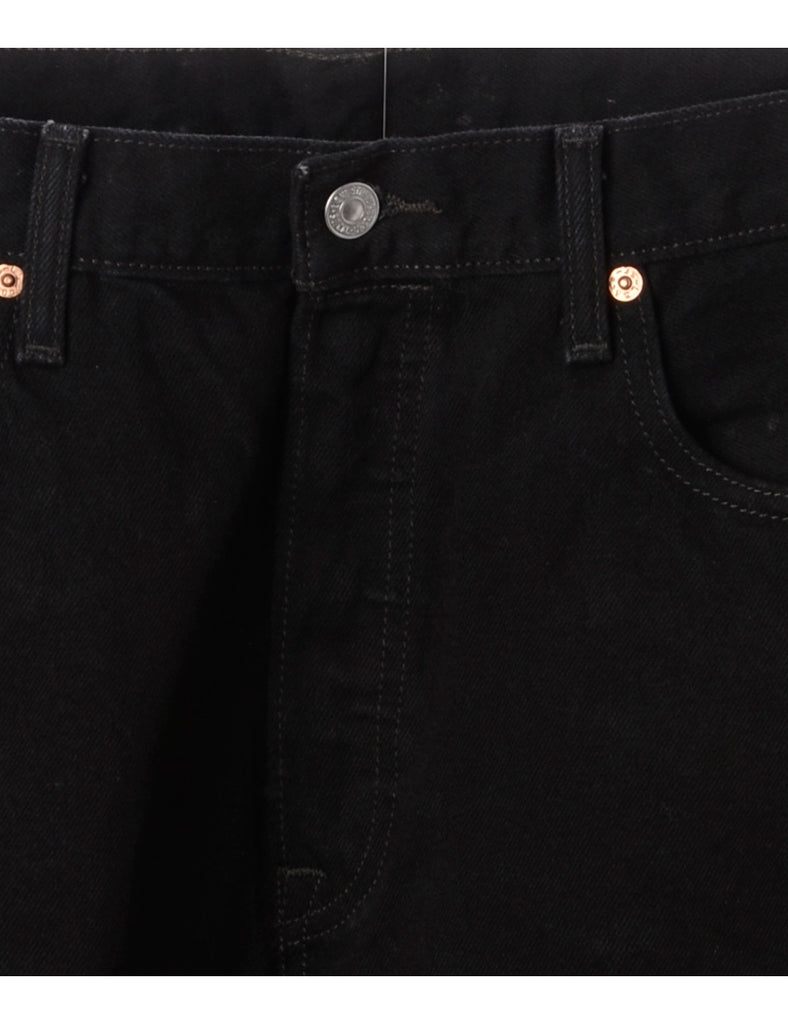 Beyond Retro Label Label Black Cropped Jeans
