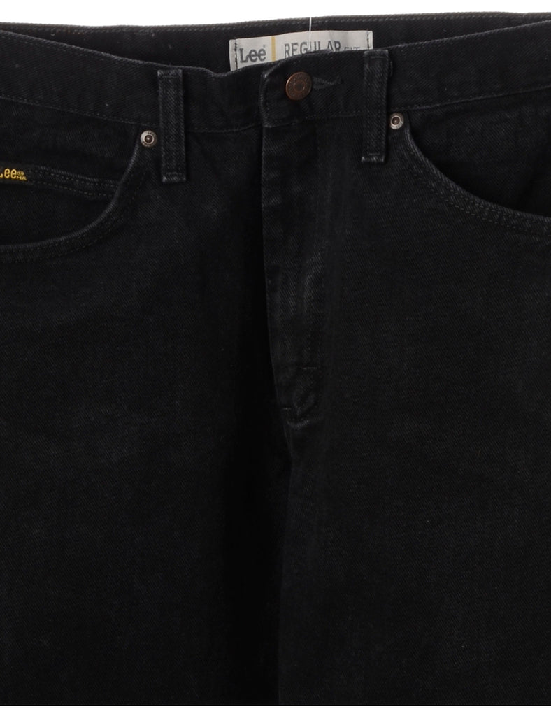 Beyond Retro Label Label Black Cropped Jeans