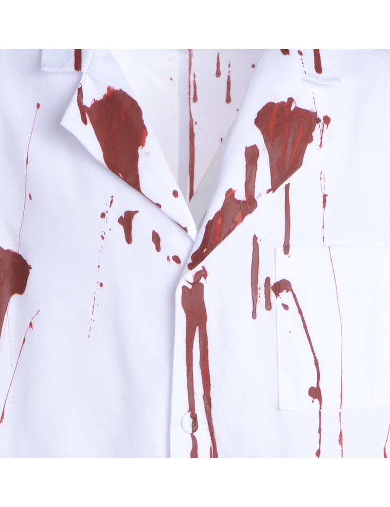 Beyond Retro Label Label Blood Stunt Halloween Doctors Uniforms