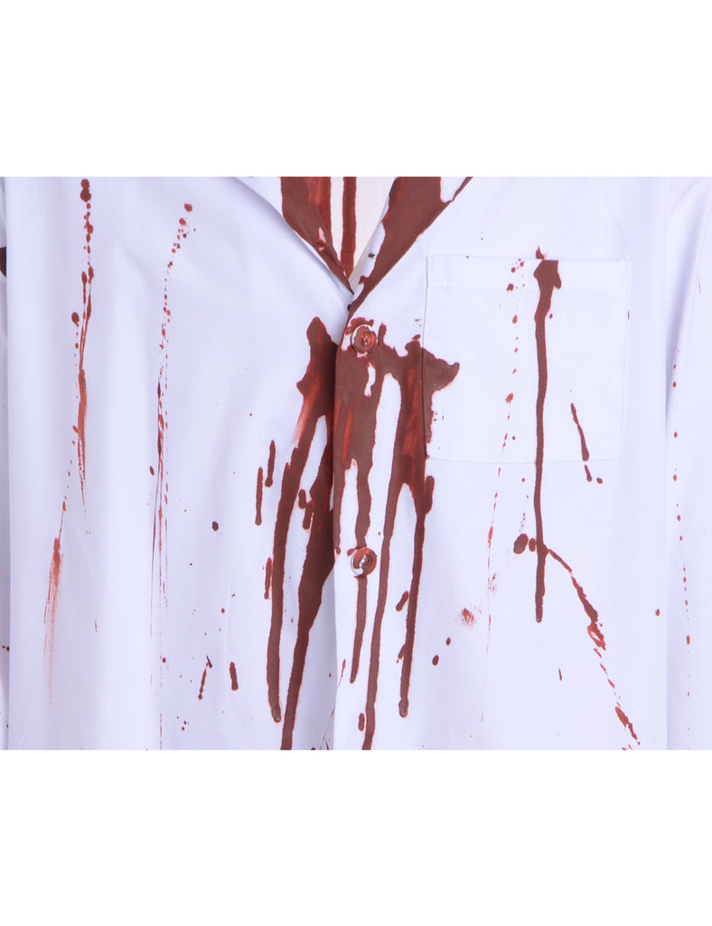 Beyond Retro Label Label Blood Stunt Halloween Doctors Uniforms