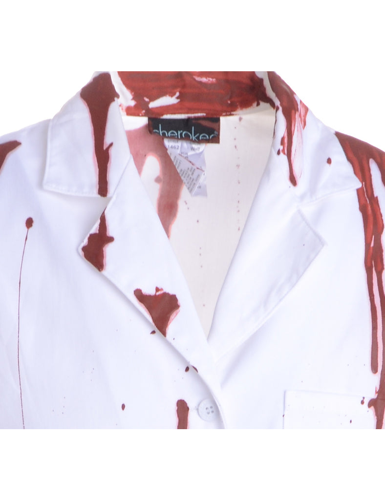 Beyond Retro Label Label Blood Stunt Halloween Doctors Uniforms