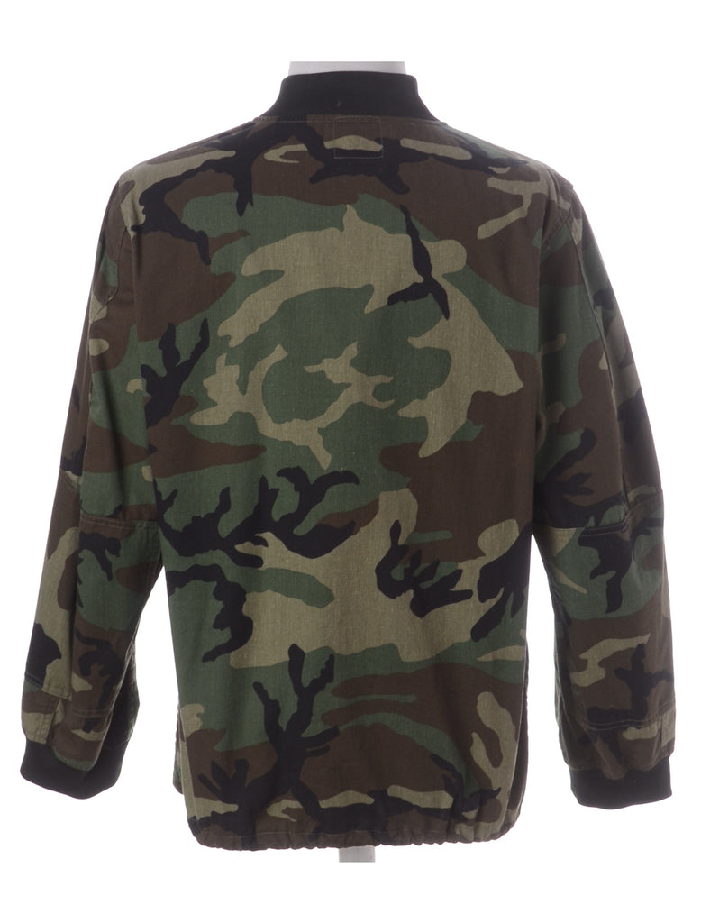 Label Camo Bomber Jacket