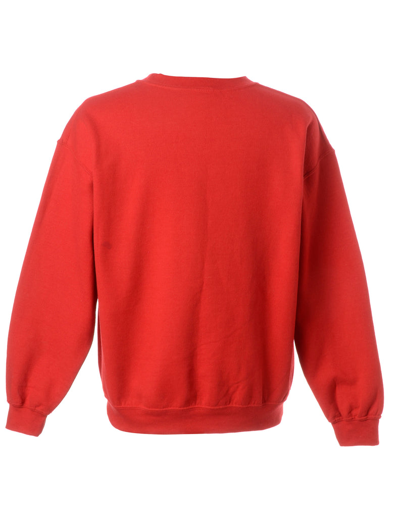 Beyond Retro Label Label Christmas Sweatshirt With Bells