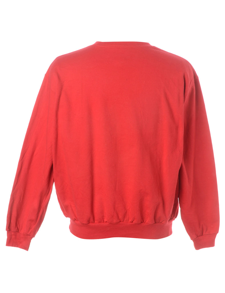 Beyond Retro Label Label Christmas Sweatshirt With Bells
