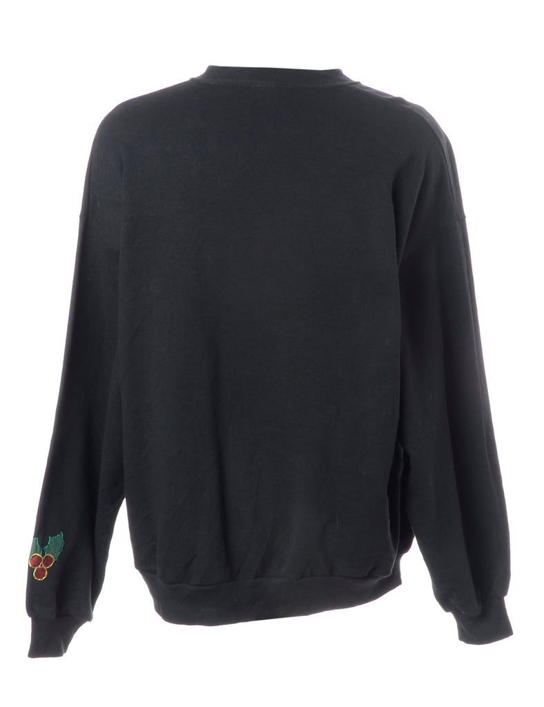 Beyond Retro Label Label Christmas Sweatshirt With Bells