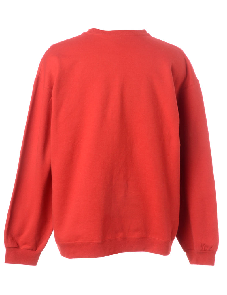Beyond Retro Label Label Christmas Sweatshirt With Bells