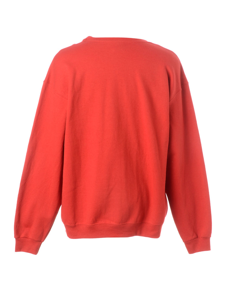 Beyond Retro Label Label Christmas Sweatshirt With Bells