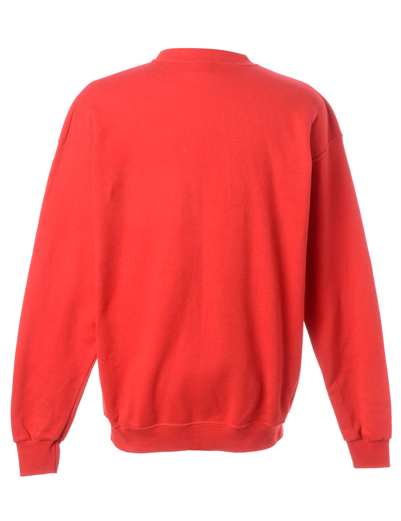 Beyond Retro Label Label Christmas Sweatshirt With Bells
