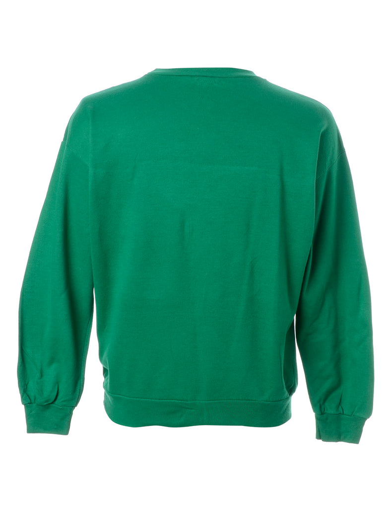 Beyond Retro Label Label Christmas Sweatshirt With Bells