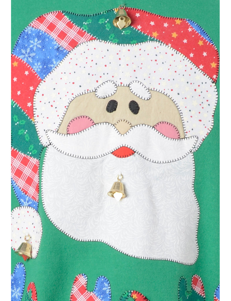 Label Christmas Sweatshirt With Bells