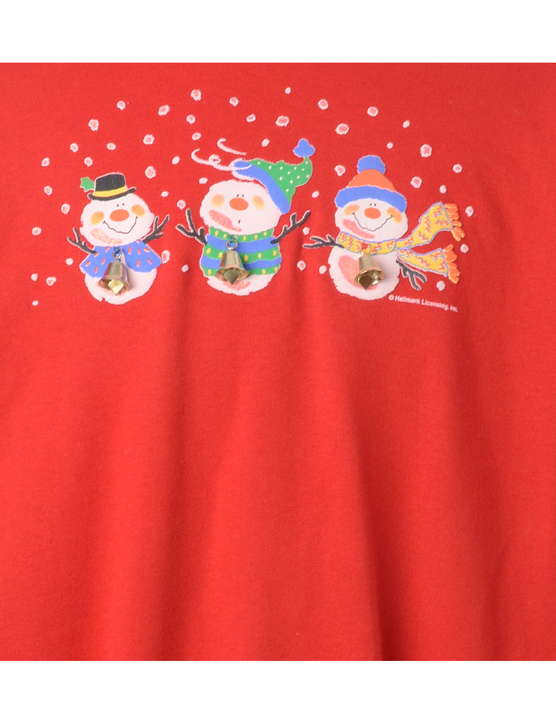 Label Christmas Sweatshirt With Bells