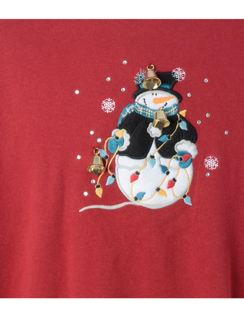 Label Christmas Sweatshirt With Bells