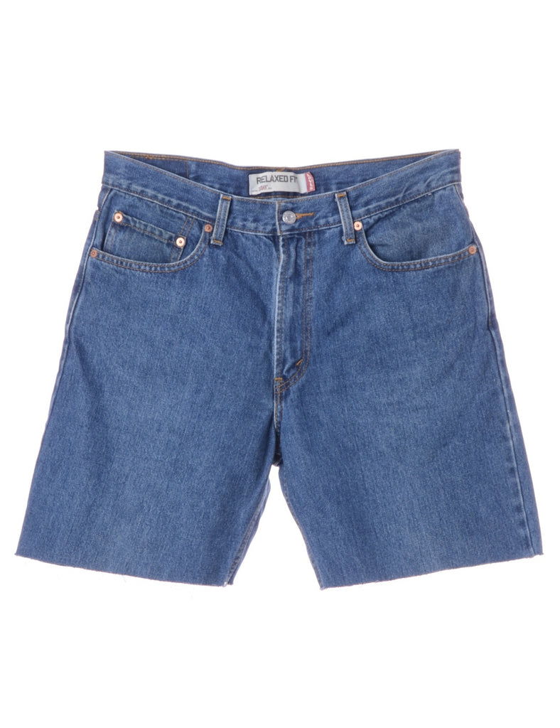 Beyond Retro Label Label Cut Off Denim Shorts