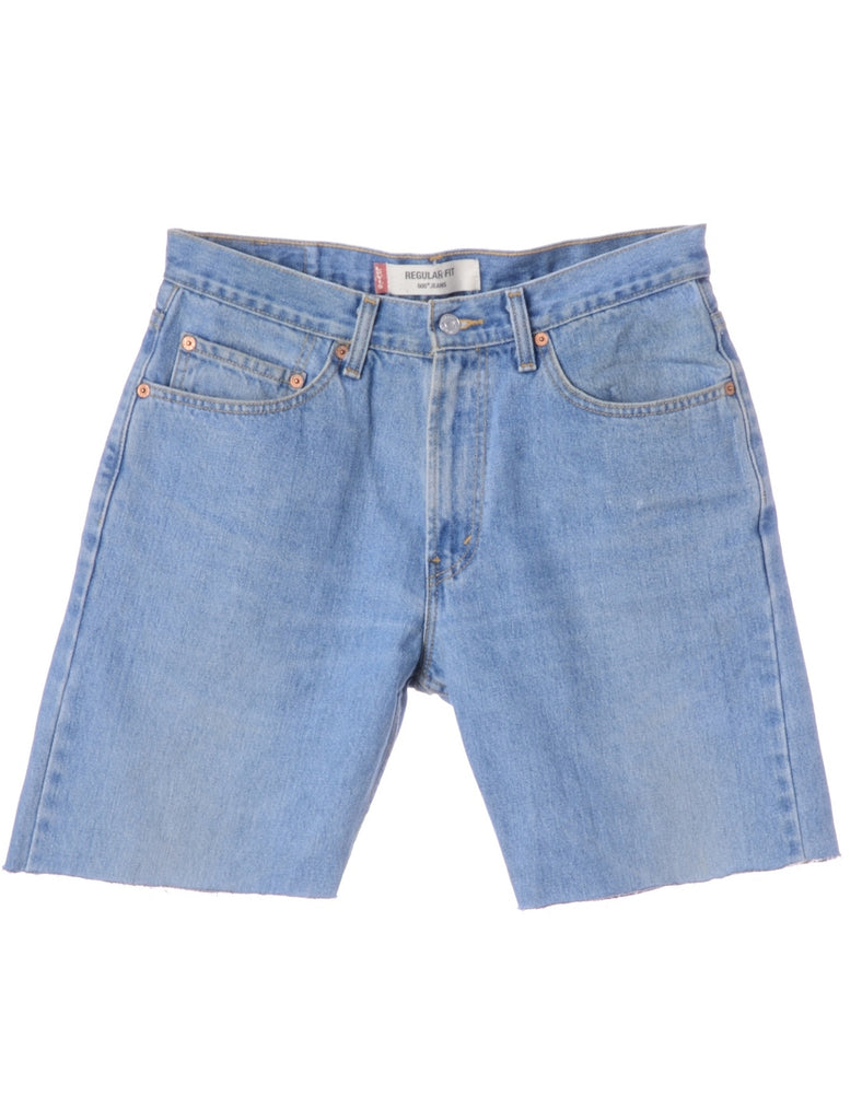 Beyond Retro Label Label Cut Off Denim Shorts