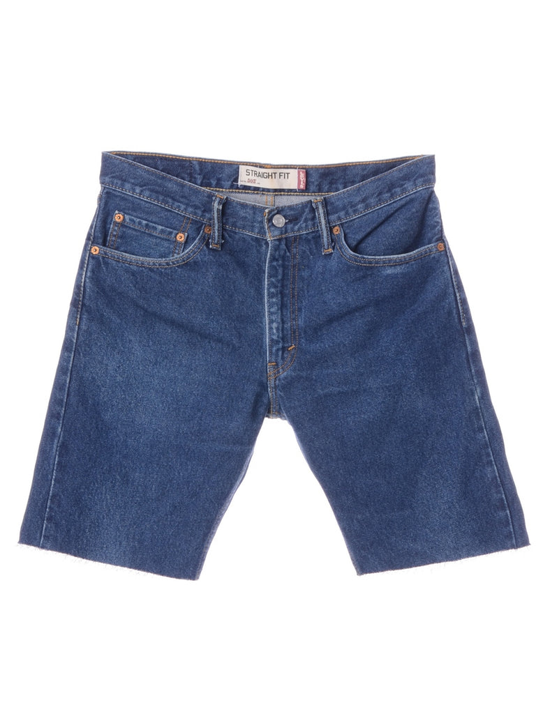 Beyond Retro Label Label Cut Off Denim Shorts