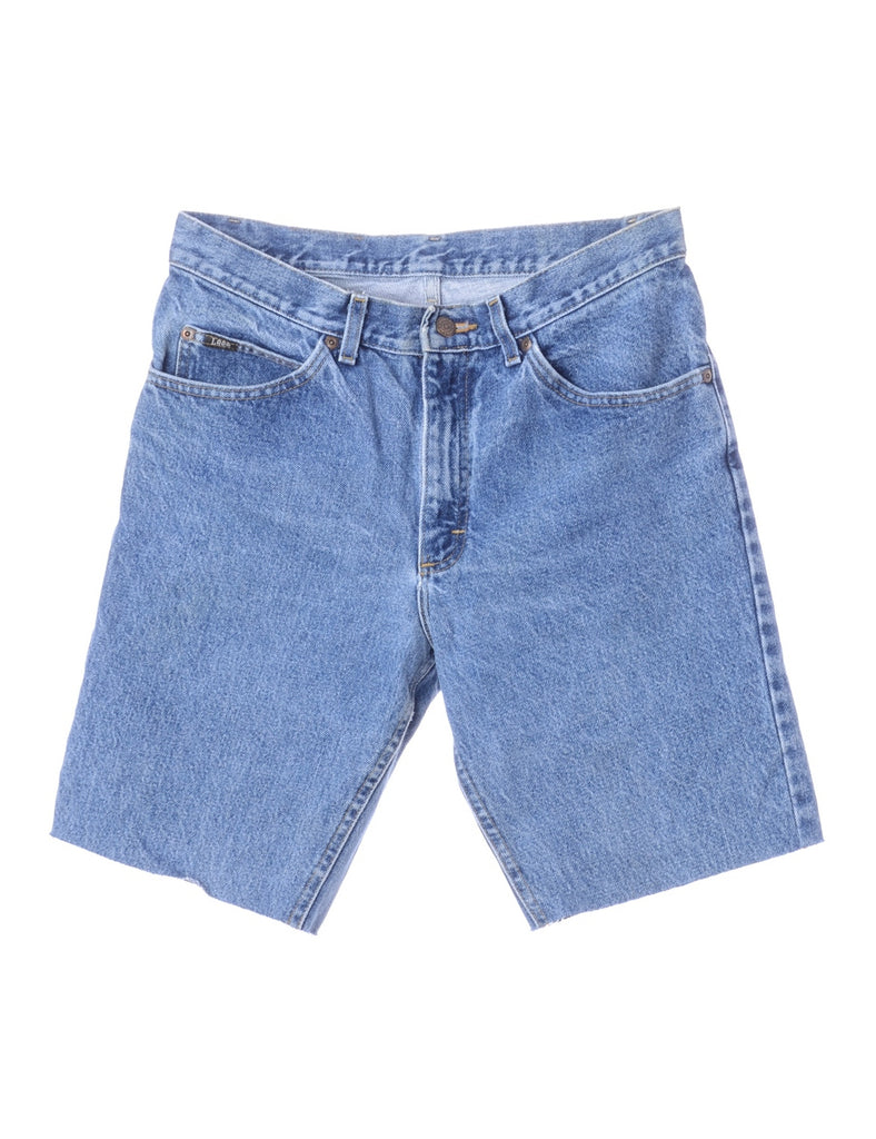 Beyond Retro Label Label Cut Off Denim Shorts