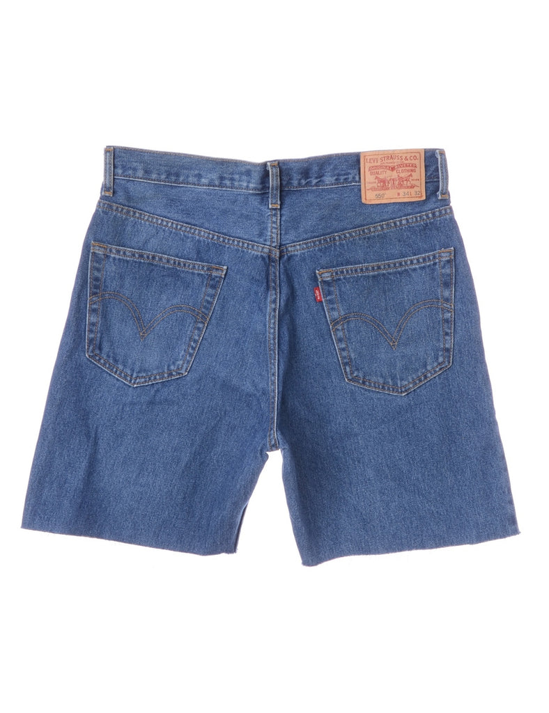 Beyond Retro Label Label Cut Off Denim Shorts