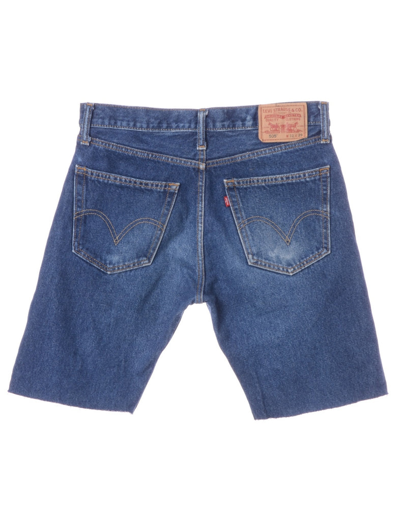 Beyond Retro Label Label Cut Off Denim Shorts