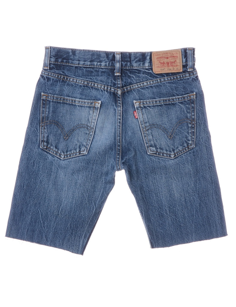 Beyond Retro Label Label Cut Off Denim Shorts