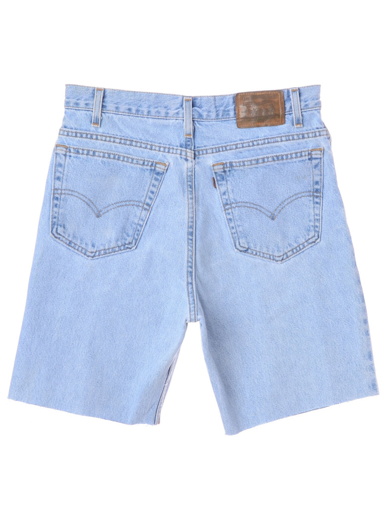 Beyond Retro Label Label Cut Off Denim Shorts