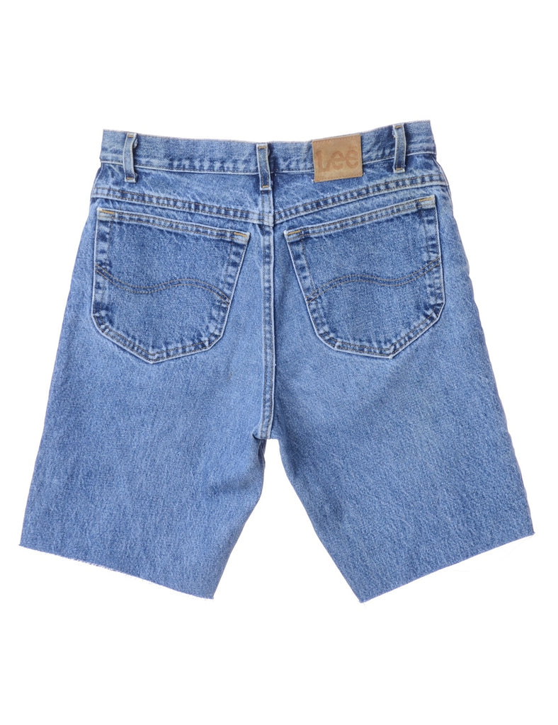 Beyond Retro Label Label Cut Off Denim Shorts