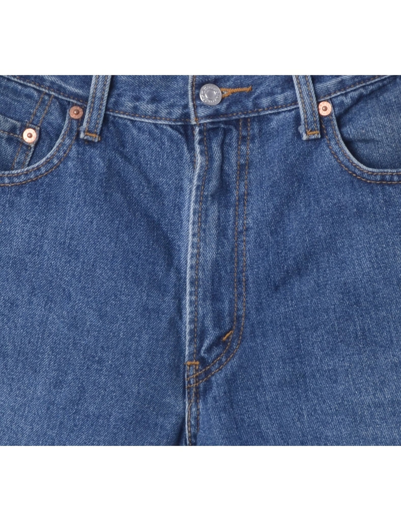 Beyond Retro Label Label Cut Off Denim Shorts