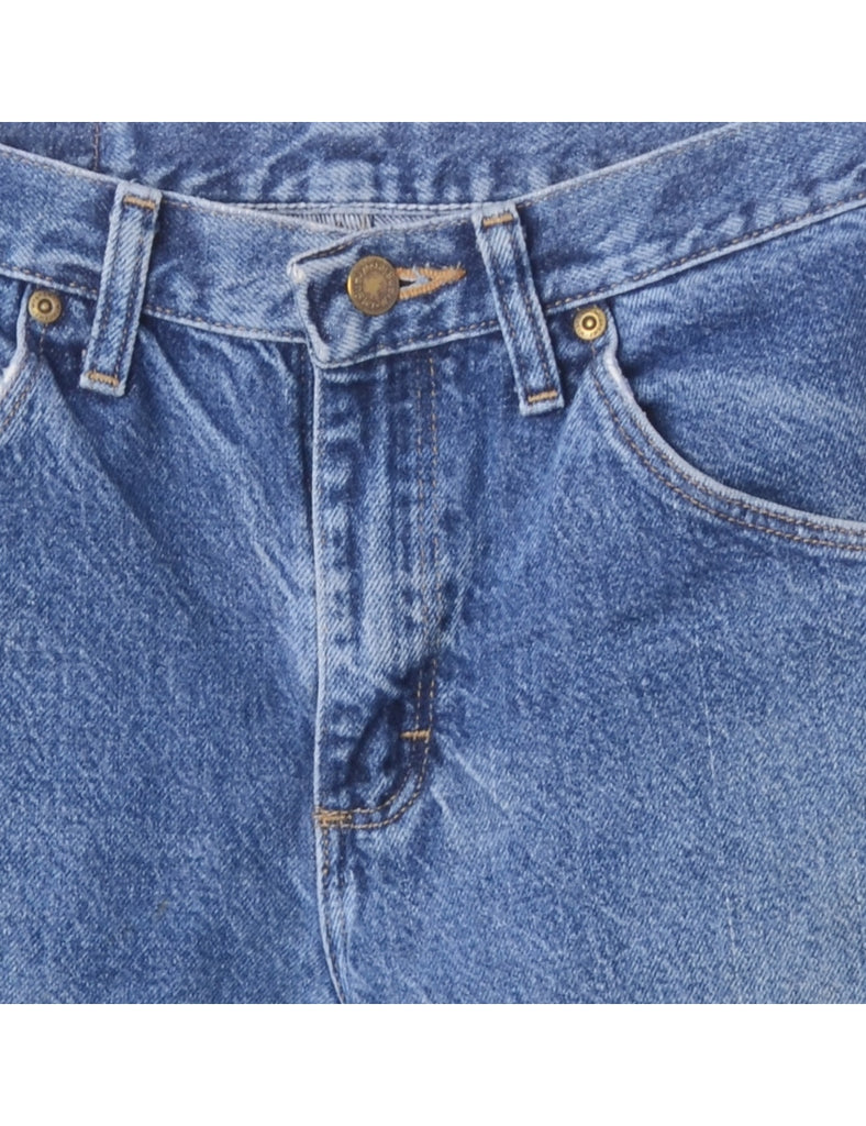 Beyond Retro Label Label Cut Off Denim Shorts