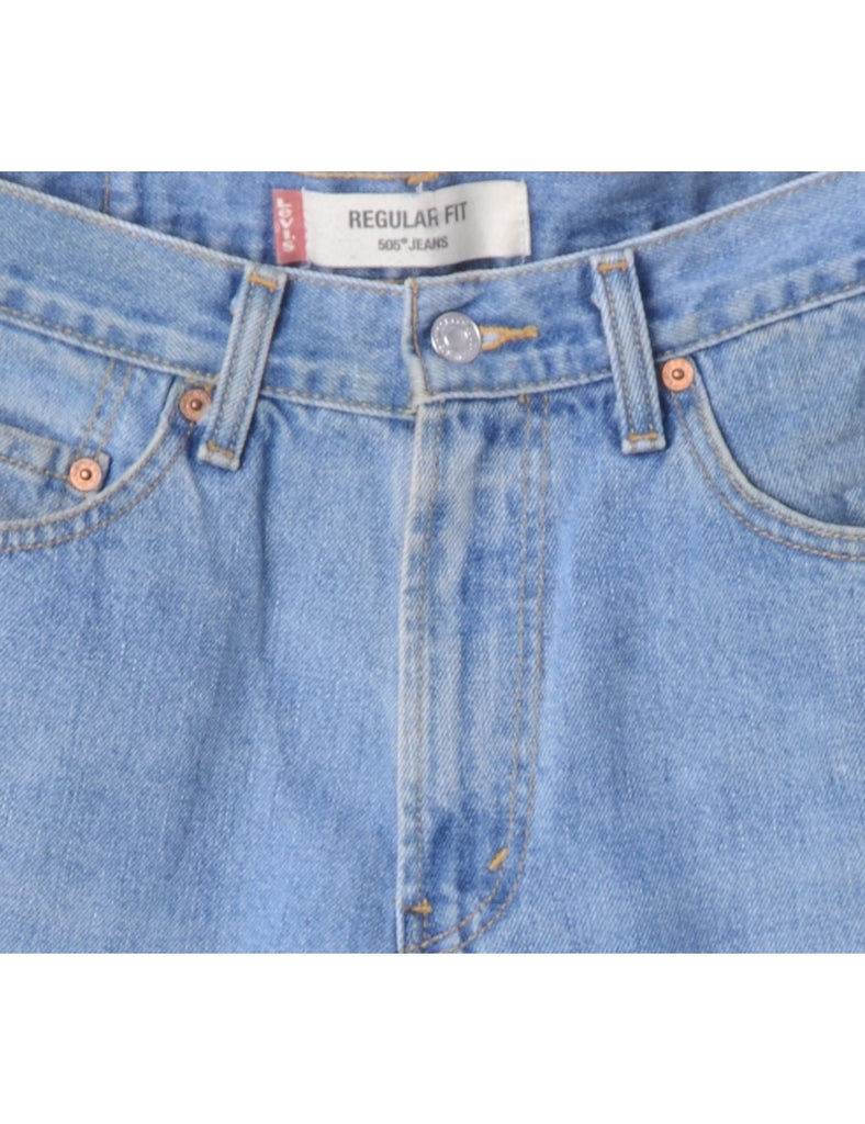 Beyond Retro Label Label Cut Off Denim Shorts
