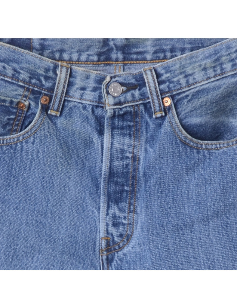 Beyond Retro Label Label Cut Off Denim Shorts