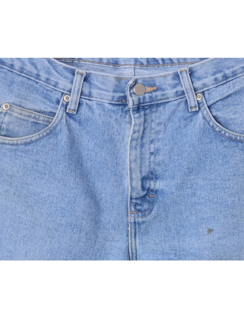 Beyond Retro Label Label Cut Off Denim Shorts