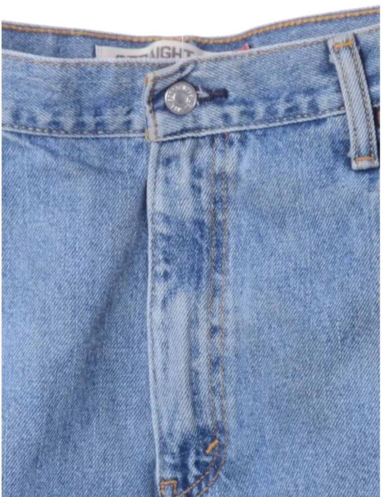 Beyond Retro Label Label Cut Off Denim Shorts