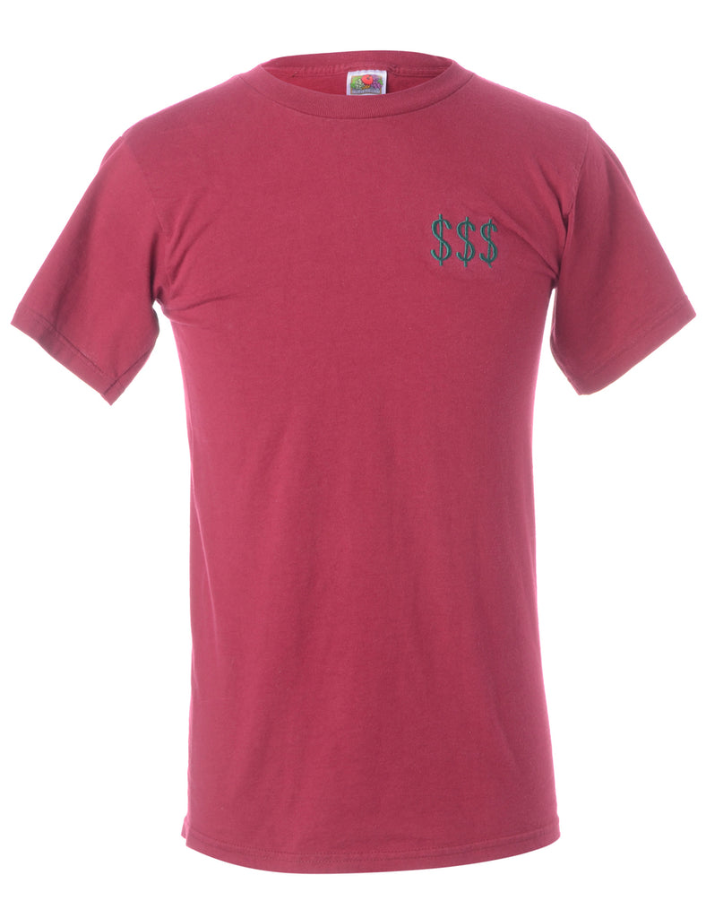 Beyond Retro Label Label Dollar Embroidered T-shirt