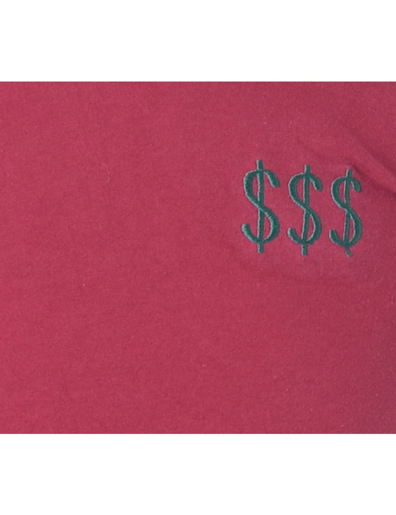 Beyond Retro Label Label Dollar Embroidered T-shirt