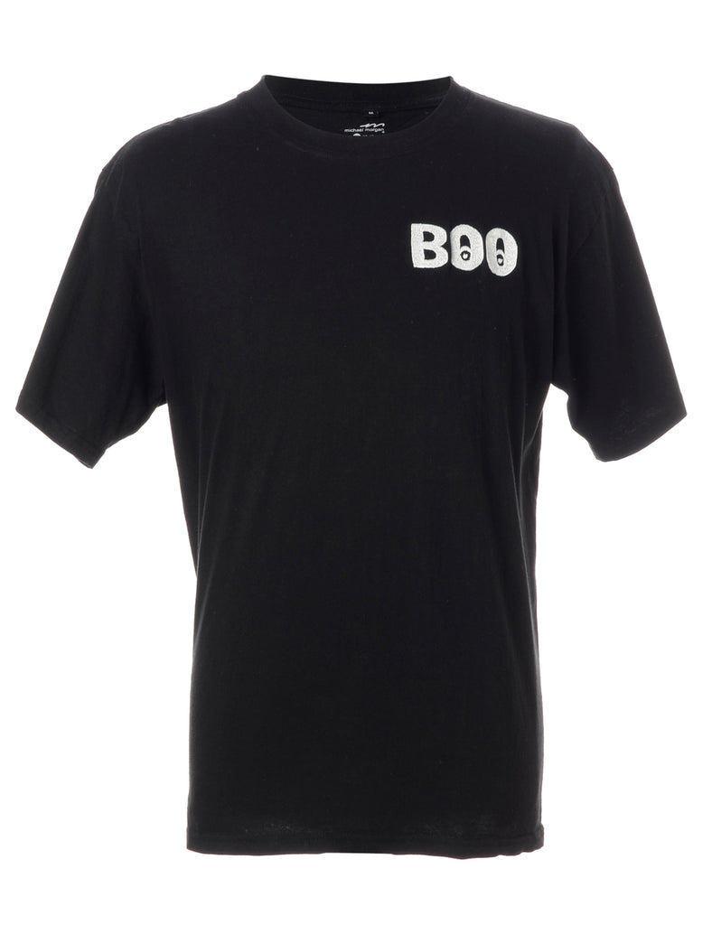 Beyond Retro Label Label Embroidered Boo T-Shirt