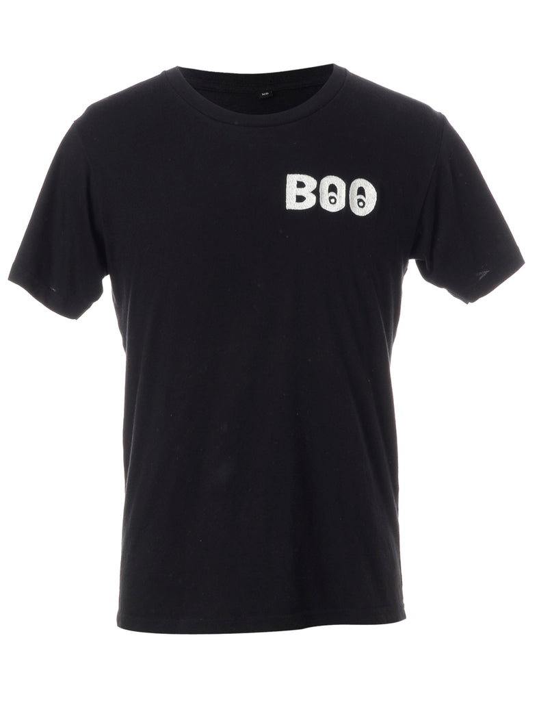 Beyond Retro Label Label Embroidered Boo T-Shirt