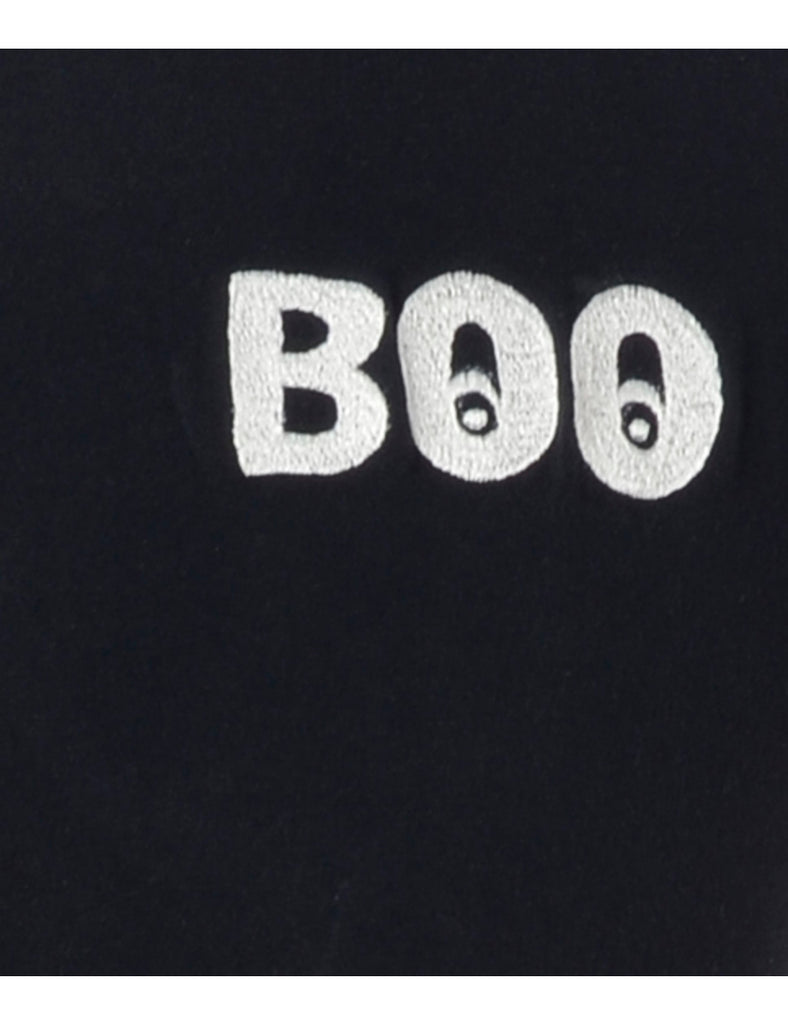Beyond Retro Label Label Embroidered Boo T-Shirt