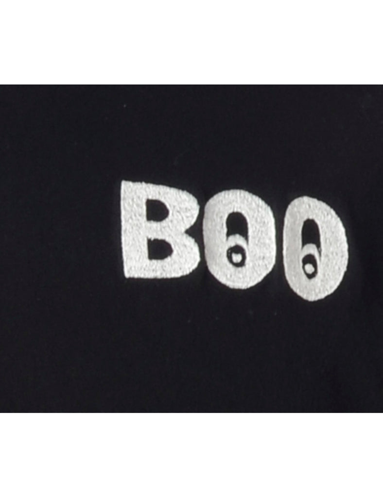 Beyond Retro Label Label Embroidered Boo T-Shirt