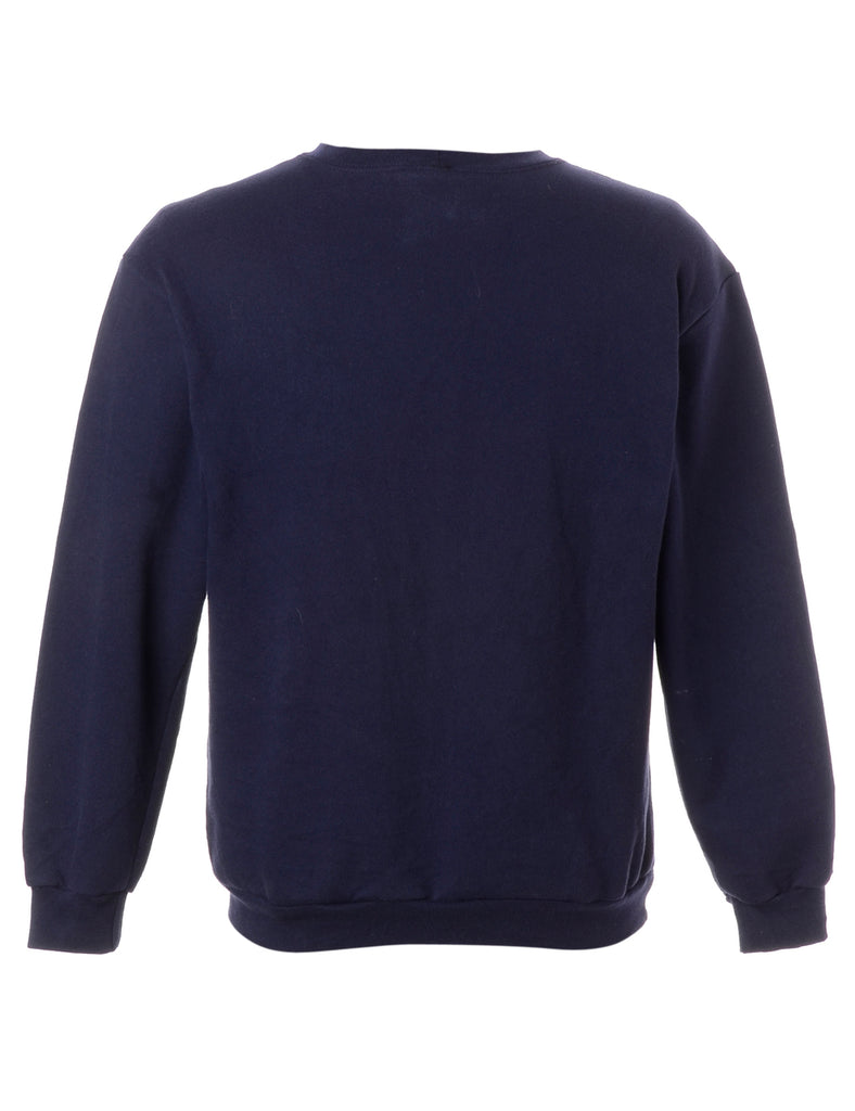 Beyond Retro Label Label Embroidered Succeed Motto Sweatshirt